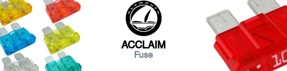 Discover Plymouth Acclaim Fuses For Your Vehicle