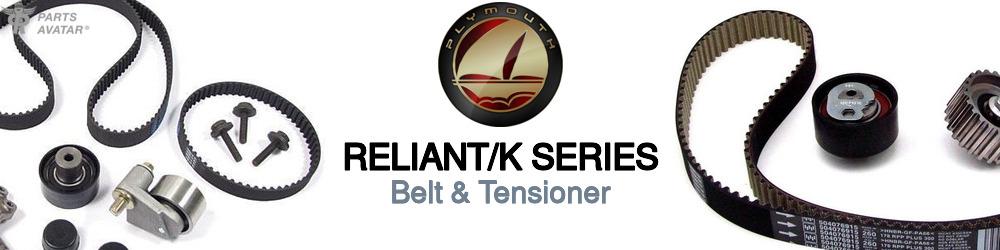 Discover Plymouth Reliant/k series Drive Belts For Your Vehicle