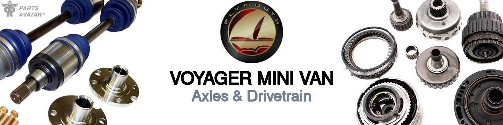 Discover Plymouth Voyager mini van Drivetrain For Your Vehicle