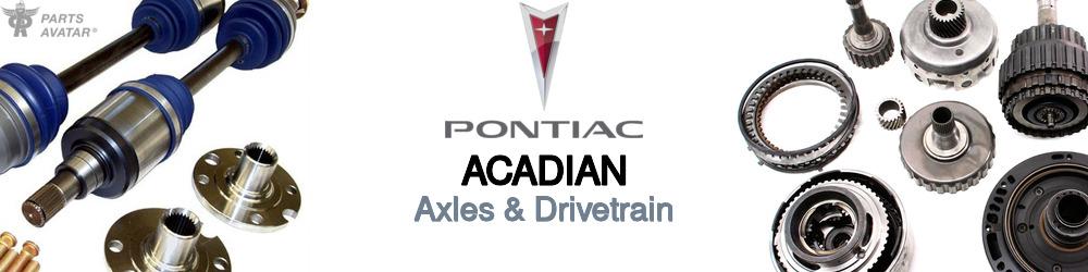 Discover Pontiac Acadian Drivetrain For Your Vehicle