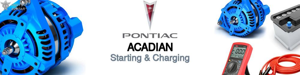 Discover Pontiac Acadian Starting & Charging For Your Vehicle