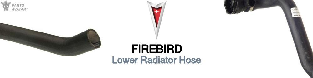Discover Pontiac Firebird Lower Radiator Hoses For Your Vehicle
