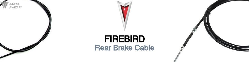 Discover Pontiac Firebird Rear Brake Cable For Your Vehicle