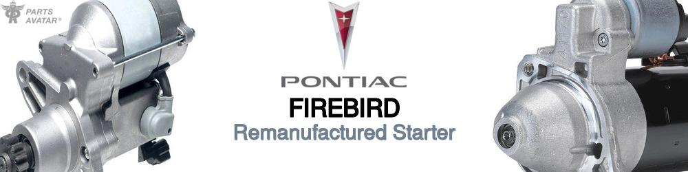 Discover Pontiac Firebird Starter Motors For Your Vehicle