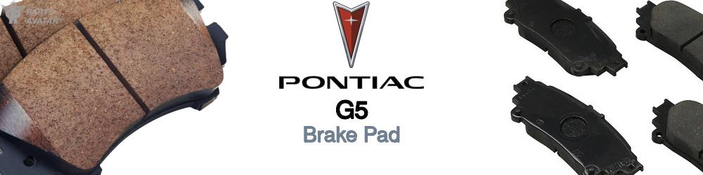 Discover Pontiac G5 Brake Pads For Your Vehicle
