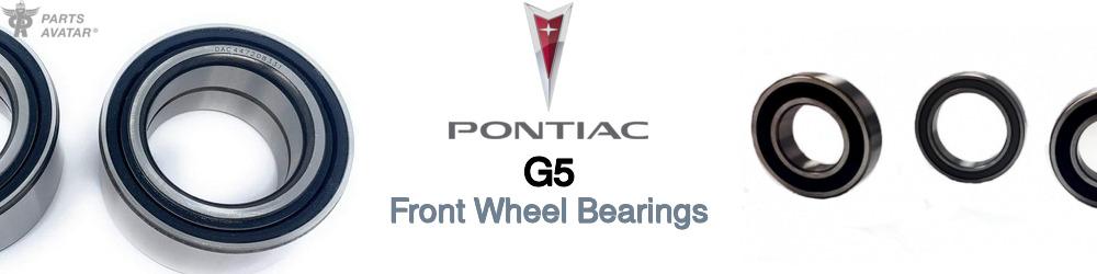 Discover Pontiac G5 Front Wheel Bearings For Your Vehicle