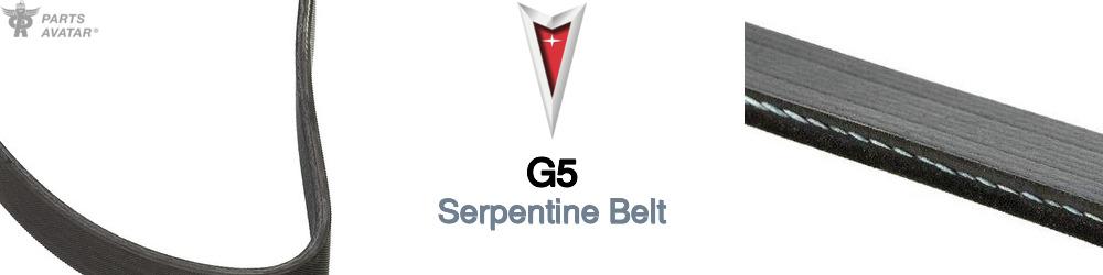 Discover Pontiac G5 Serpentine Belts For Your Vehicle
