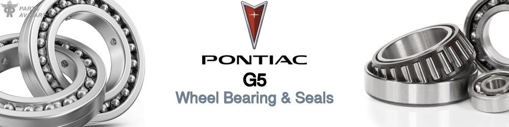 Discover Pontiac G5 Wheel Bearings For Your Vehicle