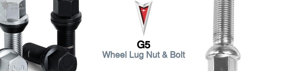 Discover Pontiac G5 Wheel Lug Nut & Bolt For Your Vehicle