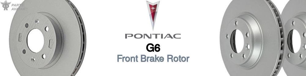 Discover Pontiac G6 Front Brake Rotors For Your Vehicle