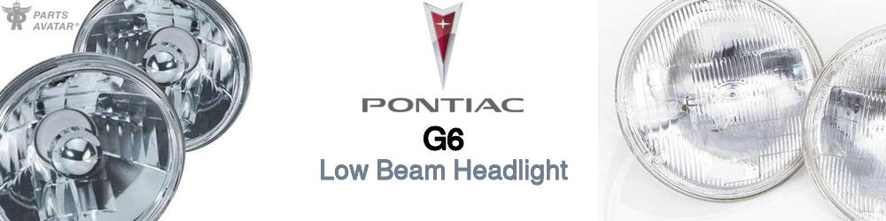 Discover Pontiac G6 Low Beam Bulbs For Your Vehicle