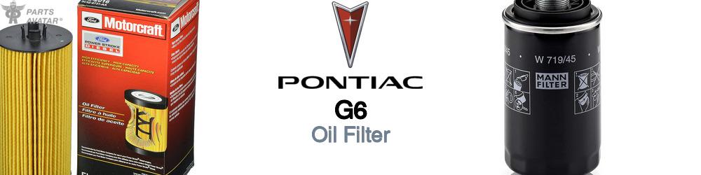 Discover Pontiac G6 Engine Oil Filters For Your Vehicle