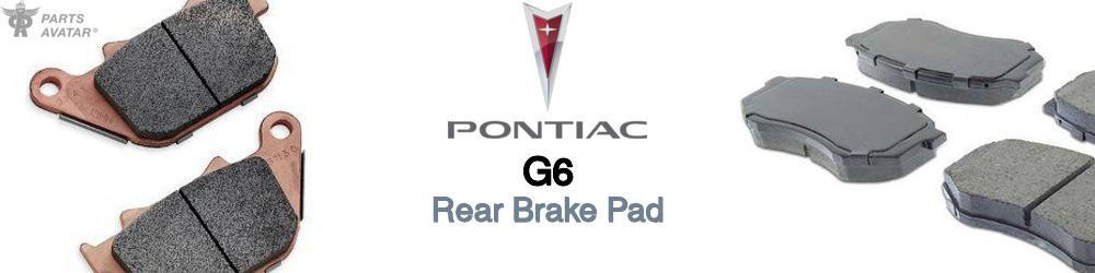 Discover Pontiac G6 Rear Brake Pads For Your Vehicle