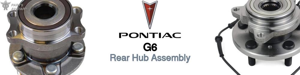 Discover Pontiac G6 Rear Hub Assemblies For Your Vehicle