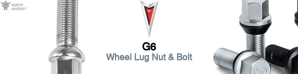 Discover Pontiac G6 Wheel Lug Nut & Bolt For Your Vehicle