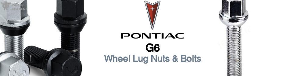 Discover Pontiac G6 Wheel Lug Nuts & Bolts For Your Vehicle