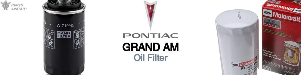 Discover Pontiac Grand am Engine Oil Filters For Your Vehicle