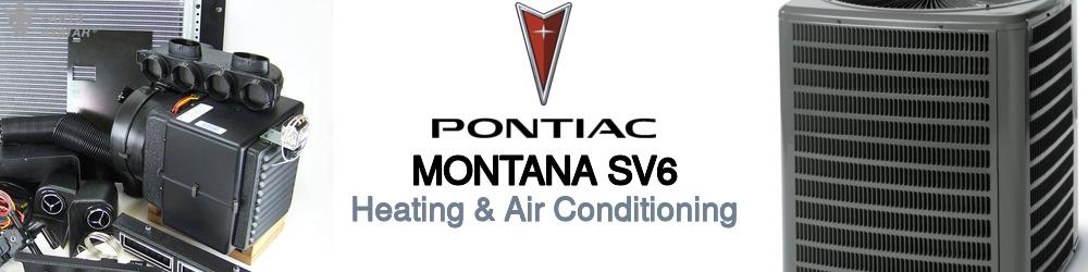 Discover Pontiac Montana sv6 Heating and Air Conditioning For Your Vehicle