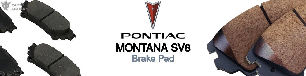 Discover Pontiac Montana sv6 Brake Pads For Your Vehicle