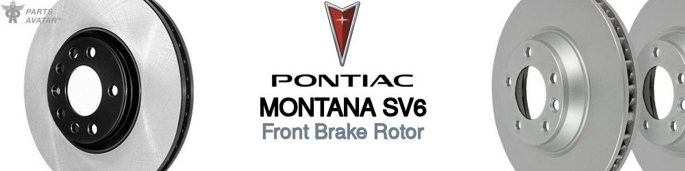 Discover Pontiac Montana sv6 Front Brake Rotors For Your Vehicle