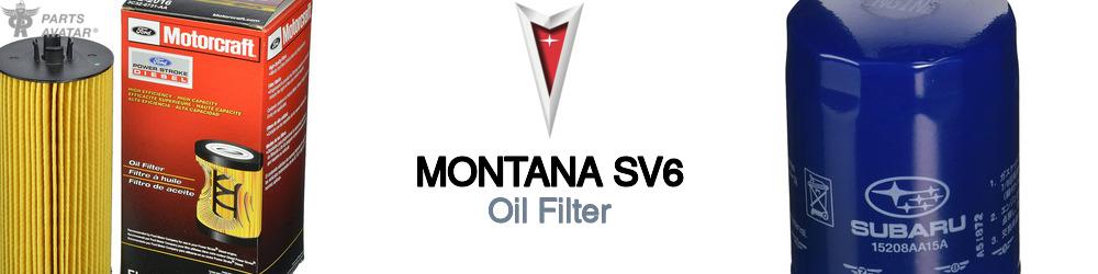 Discover Pontiac Montana sv6 Engine Oil Filters For Your Vehicle
