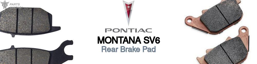 Discover Pontiac Montana Rear Brake Pad For Your Vehicle