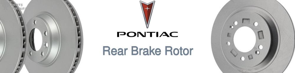 Discover Pontiac Rear Brake Rotors For Your Vehicle