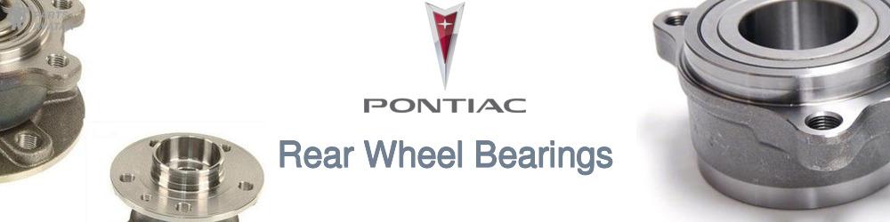 Discover Pontiac Rear Wheel Bearings For Your Vehicle