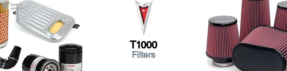 Discover Pontiac T1000 Car Filters For Your Vehicle
