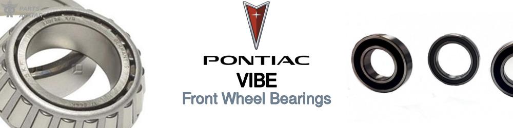 Discover Pontiac Vibe Front Wheel Bearings For Your Vehicle
