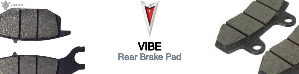 Discover Pontiac Vibe Rear Brake Pads For Your Vehicle