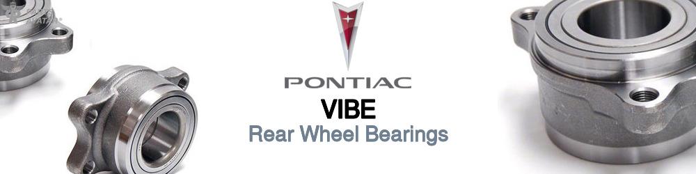 Discover Pontiac Vibe Rear Wheel Bearings For Your Vehicle