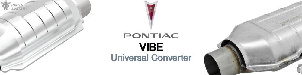Discover Pontiac Vibe Universal Catalytic Converters For Your Vehicle