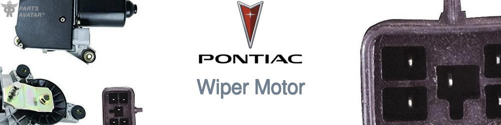 Discover Pontiac Wiper Motors For Your Vehicle