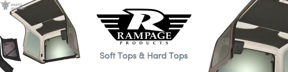 Discover Rampage Products Soft Tops & Hard Tops For Your Vehicle