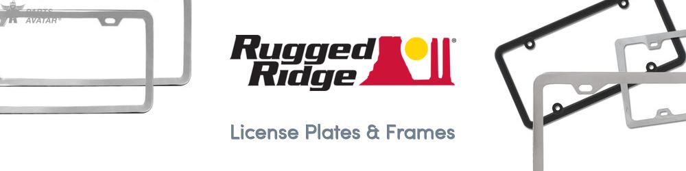 Discover Rugged Ridge License Plates & Frames For Your Vehicle