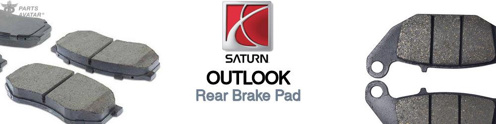 Discover Saturn Outlook Rear Brake Pads For Your Vehicle