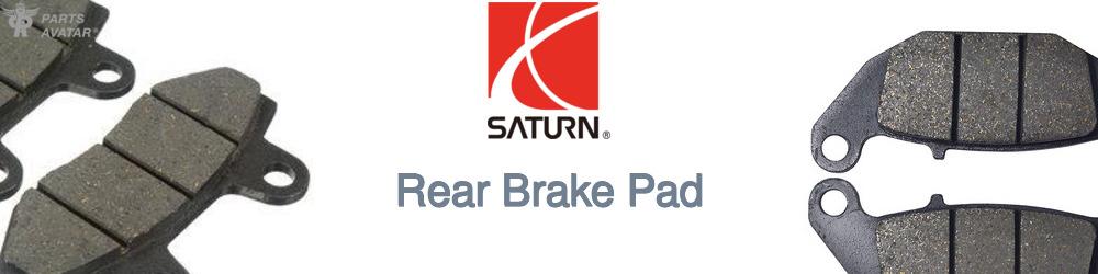 Discover Saturn Rear Brake Pad For Your Vehicle