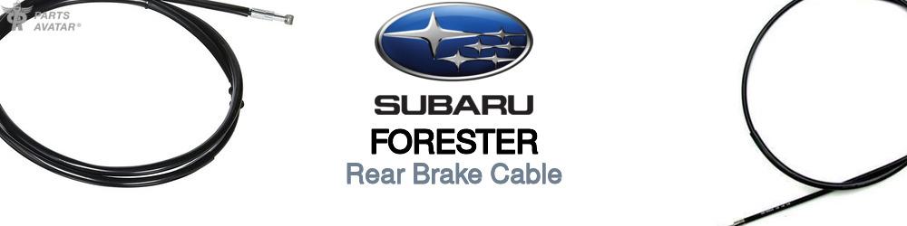 Discover Subaru Forester Rear Brake Cable For Your Vehicle