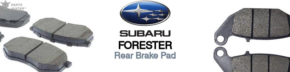Discover Subaru Forester Rear Brake Pads For Your Vehicle
