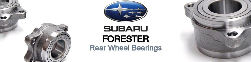 Discover Subaru Forester Rear Wheel Bearings For Your Vehicle