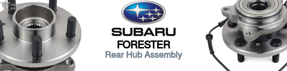 Discover Subaru Forester Rear Hub Assemblies For Your Vehicle
