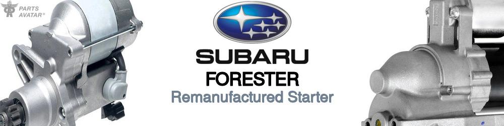 Discover Subaru Forester Starter Motors For Your Vehicle