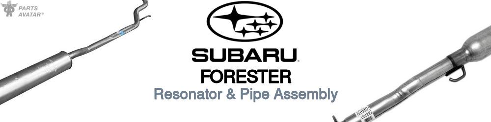 Discover Subaru Forester Resonator and Pipe Assemblies For Your Vehicle