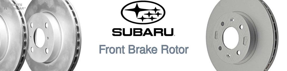 Discover Subaru Front Brake Rotors For Your Vehicle