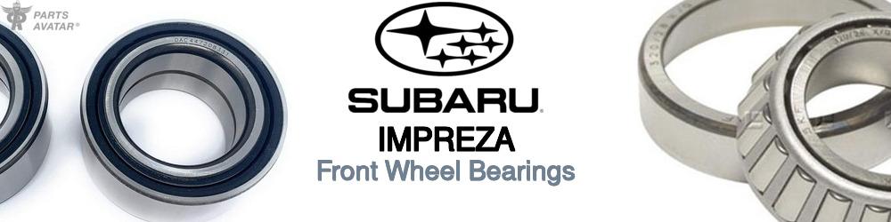 Discover Subaru Impreza Front Wheel Bearings For Your Vehicle