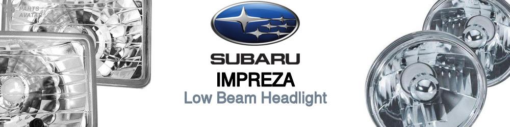 Discover Subaru Impreza Low Beam Bulbs For Your Vehicle