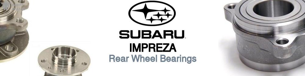 Discover Subaru Impreza Rear Wheel Bearings For Your Vehicle