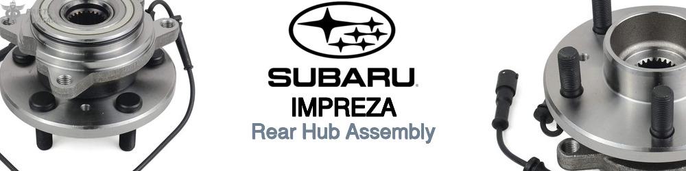 Discover Subaru Impreza Rear Hub Assemblies For Your Vehicle