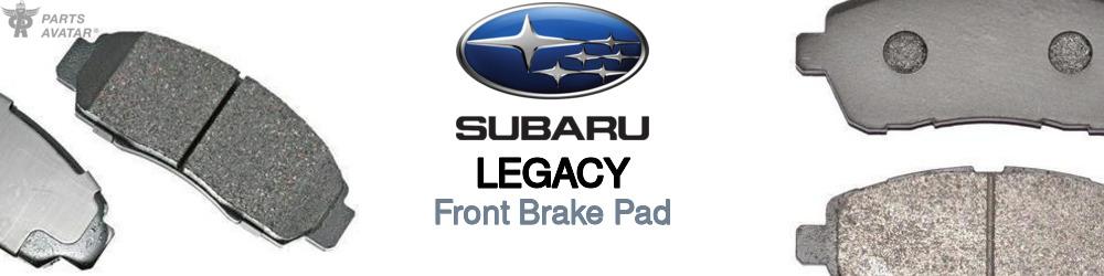 Discover Subaru Legacy Front Brake Pads For Your Vehicle